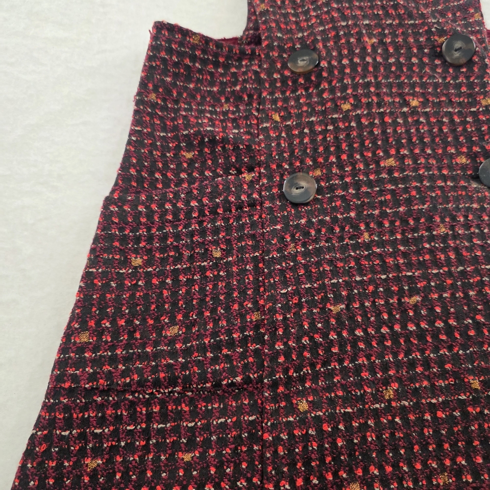 Zara Girl's Chic Tweed Pinafore Dress Size 11-12 - Picture 4 of 6